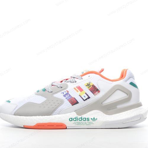 Adidas Day Jogger ‘Blanc Gris Orange Vert’ Homme/Femme FY3811