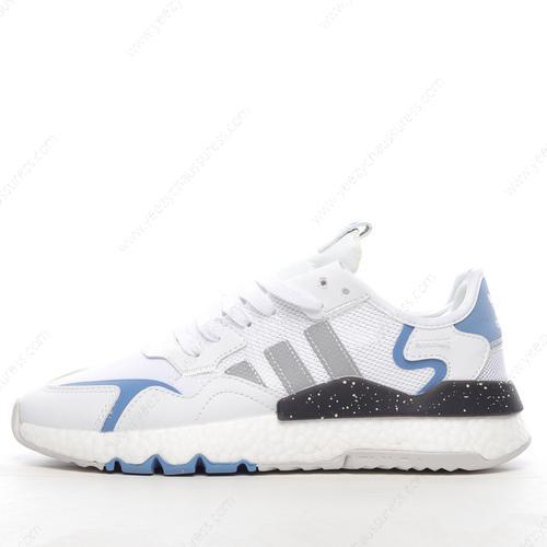 Adidas Nite Jogger ‘Blanc Bleu Gris’ Homme/Femme FV6624