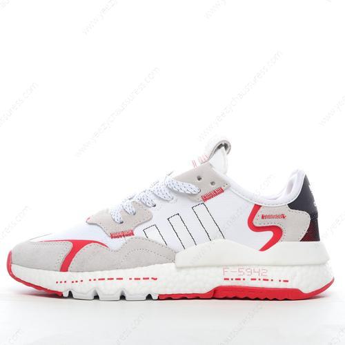 Adidas Nite Jogger ‘Blanc Noir Gris Rouge’ Homme/Femme H03248