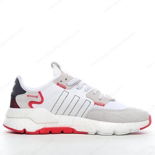 Adidas Nite Jogger ‘Blanc Noir Gris Rouge’ Homme/Femme H03248