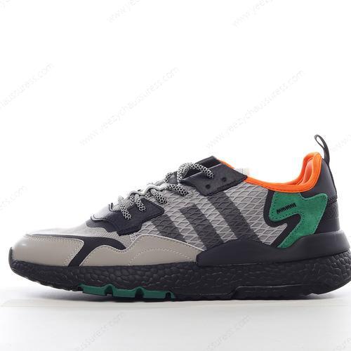 Adidas Nite Jogger ‘Noir Vert Orange’ Homme/Femme EE5569