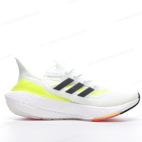 Adidas Ultra boost 21 ‘Blanc Jaune Solaire’ Homme/Femme FY0401