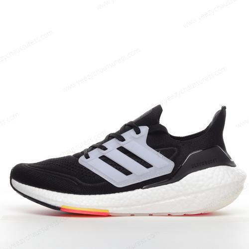 Adidas Ultra boost 21 ‘Blanc Noir Orange’ Homme/Femme FY0380