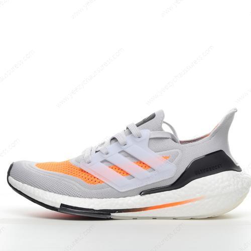 Adidas Ultra boost 21 ‘Gris Noir Orange’ Homme/Femme FY5391