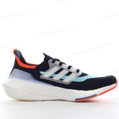 Adidas Ultra boost 21 ‘Noir Bleu Orange’ Homme/Femme S23867